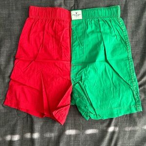 XS: American Eagle Christmas Boxers